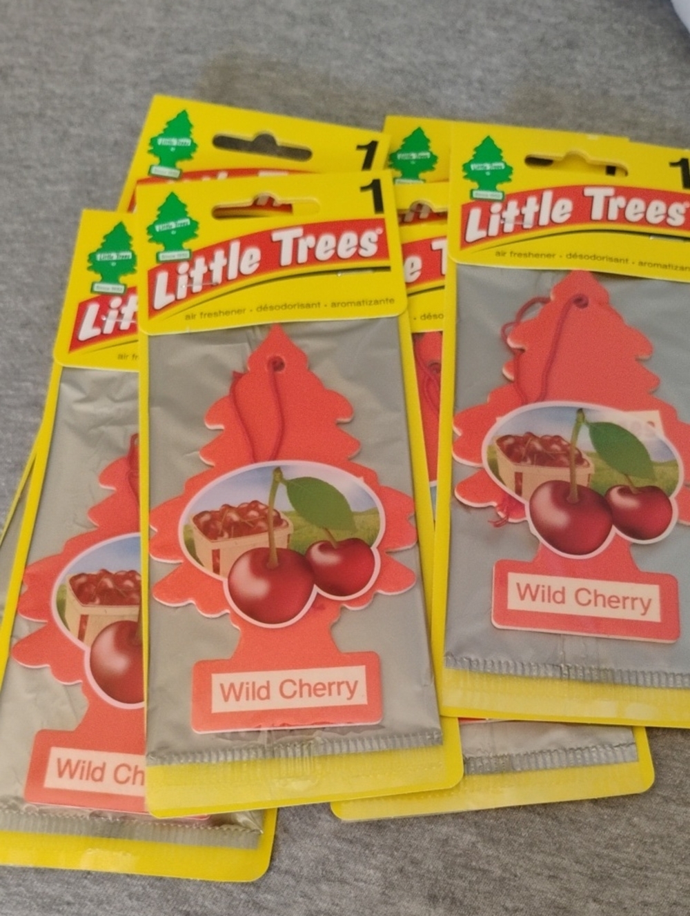 Wild Cherry Car Air Freshener - Red Lot Of 6